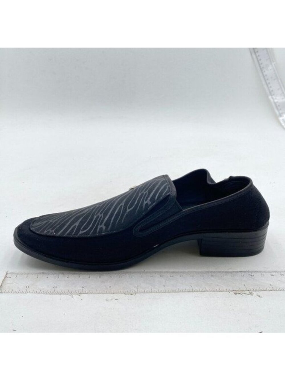 Mens Loafers Dress Shoes Slip On Driving Shoes Tuxedo Suit Shoes Black